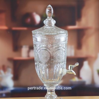 Qualität Tiefschnitte, 5 Liter Glasglas mit Deckel. usine