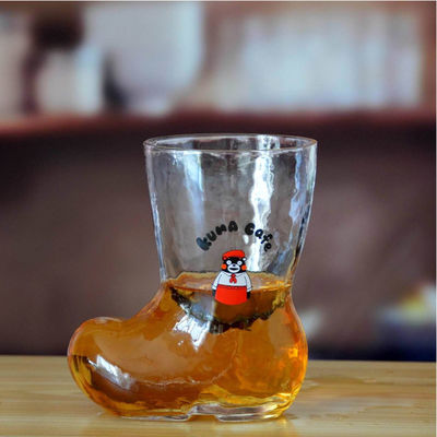 Qualität Schuhform 150ml Schussbrille mit Farblogo zur Werbung usine