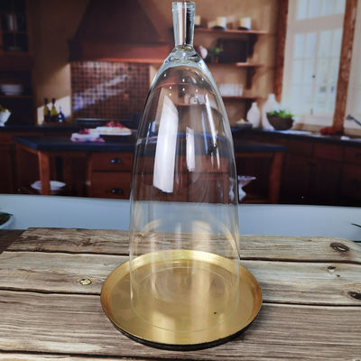 Qualität Durchsichtige, bleifreie 21" Glaskuppel-Kloche usine