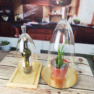 Qualität Durchsichtige, bleifreie 21" Glaskuppel-Kloche usine