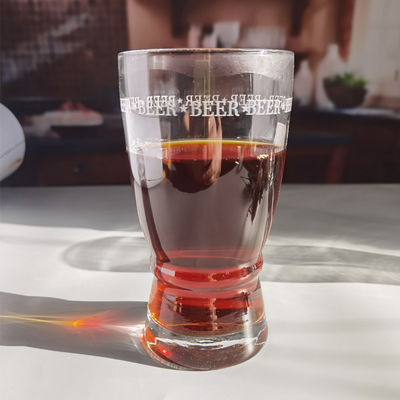 Qualität Kreative große Mund Pub Craft Biergläser mit Kreis Logo Dekoration usine